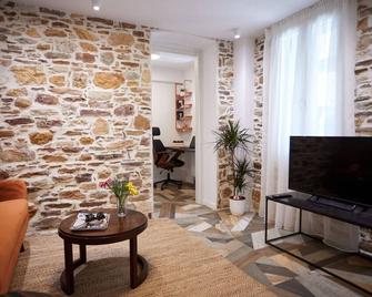 Poolside at Vrontados - Vrontádos - Wohnzimmer