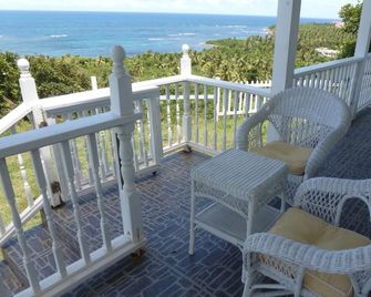 Detached Home-styled cottage on Nevis with spectacular view of the Caribbean Sea - Newcastle - Balcon