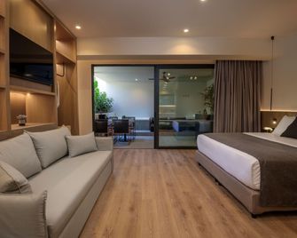 Evanik Chic Hotel - Kálymnos - חדר שינה