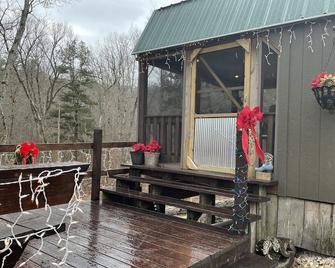 Secluded Ozarks Tiny House cabin in Eminence, MO - Eminence - Patio