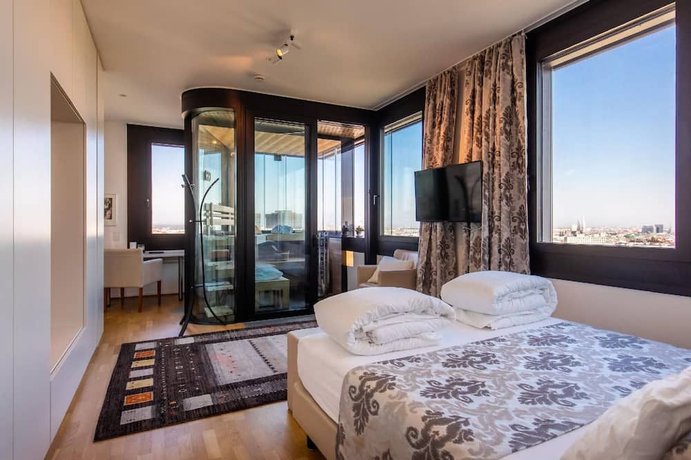 Skyflats City View - فيينا - غرفة نوم