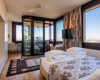 Skyflats City View - فيينا - غرفة نوم