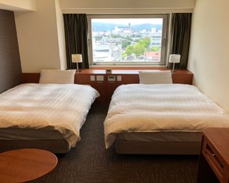 天然温泉　阿智の湯　ドーミーイン倉敷 - 倉敷市 - 寝室