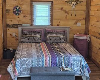 Charming cabin in delightful Watkins Glen with AC and beautiful surroundings. - Watkins Glen - Bedroom