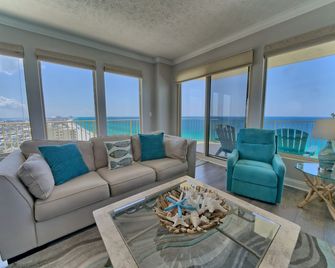 Calming Beachfront Condo With Oversized Balcony Facing the Gulf - Unit 2101 by RedAwning - Panama City Beach - Balkon