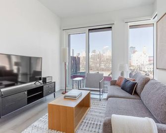 Blueground | Gowanus, gym & w/d, nr park - ניו יורק - סלון