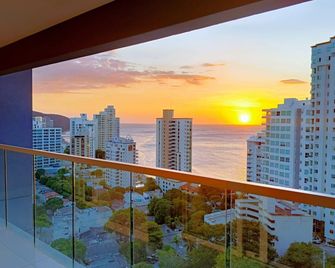 Exclusivos apartasuites Ambar Roca - Rodadero - Santa Marta - Balcony