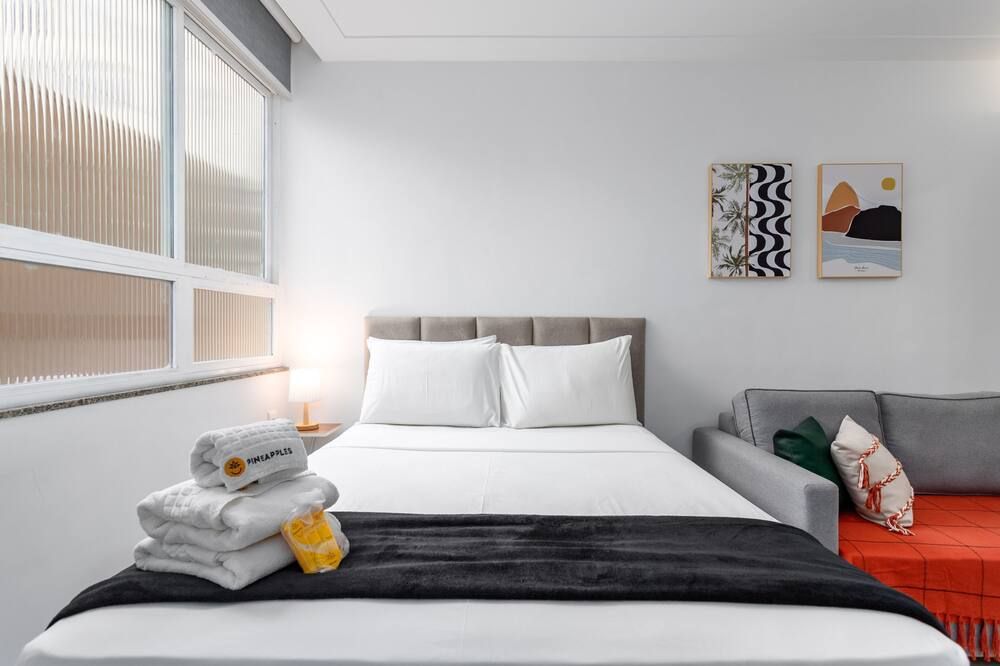 10 مينوتس فروم فلامينجو بيتش نيكست تو ذا سوبواي ي رس 404 - ريو دي جانيرو - غرفة نوم