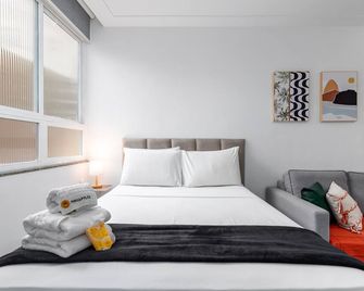 10 مينوتس فروم فلامينجو بيتش نيكست تو ذا سوبواي ي رس 404 - ريو دي جانيرو - غرفة نوم