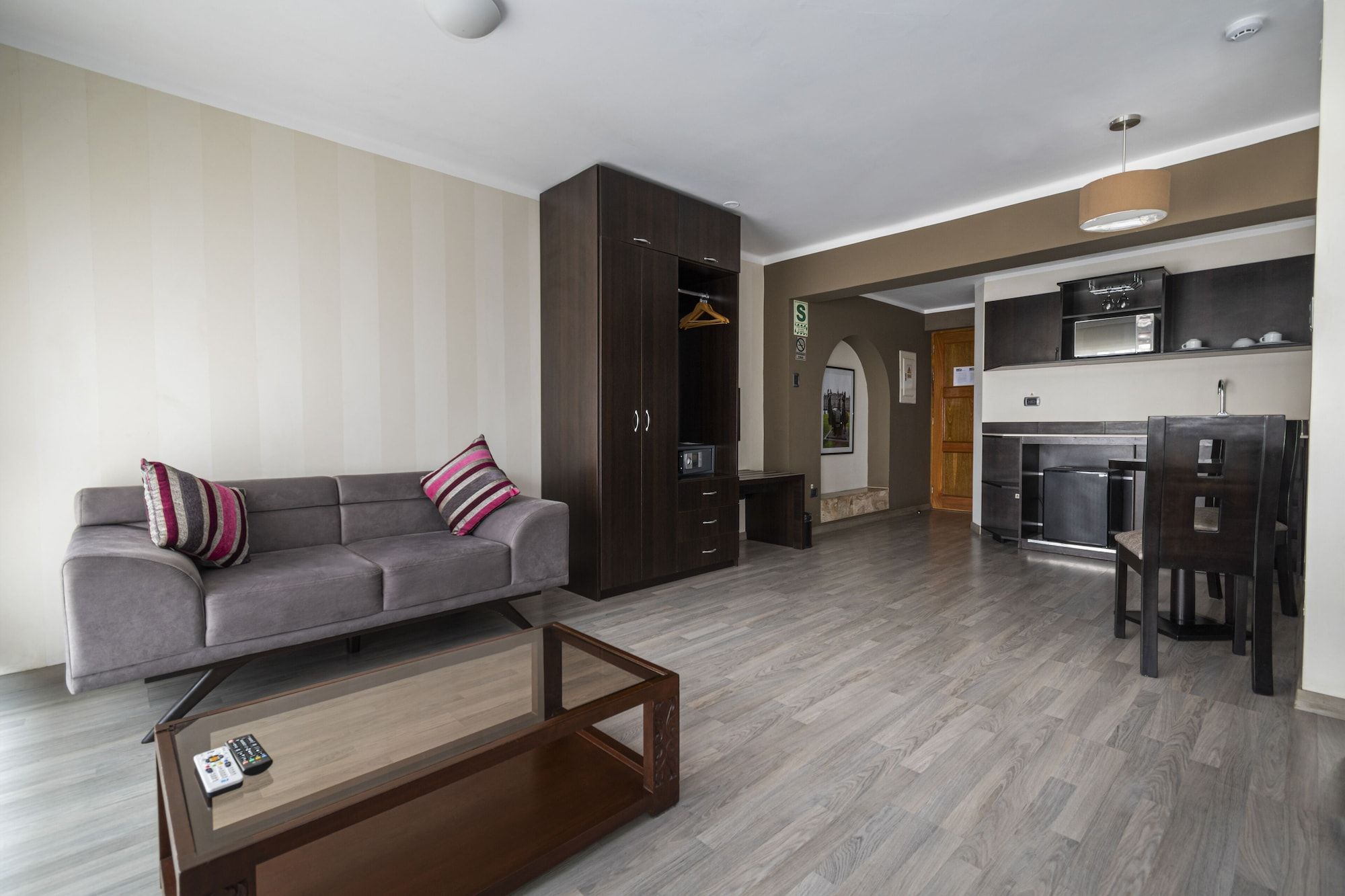 Living room view of Hotel Andesmar