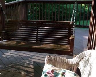 Woodland Secluded Cabin On 7 Acres, With Private Dock And Kayaks - Leitchfield - Balcón