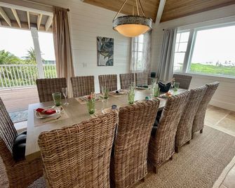The Frigate House, Luxury Home. Ocean Views, Pool, Boat Slip, Beach Access - Hope Town - Dining room