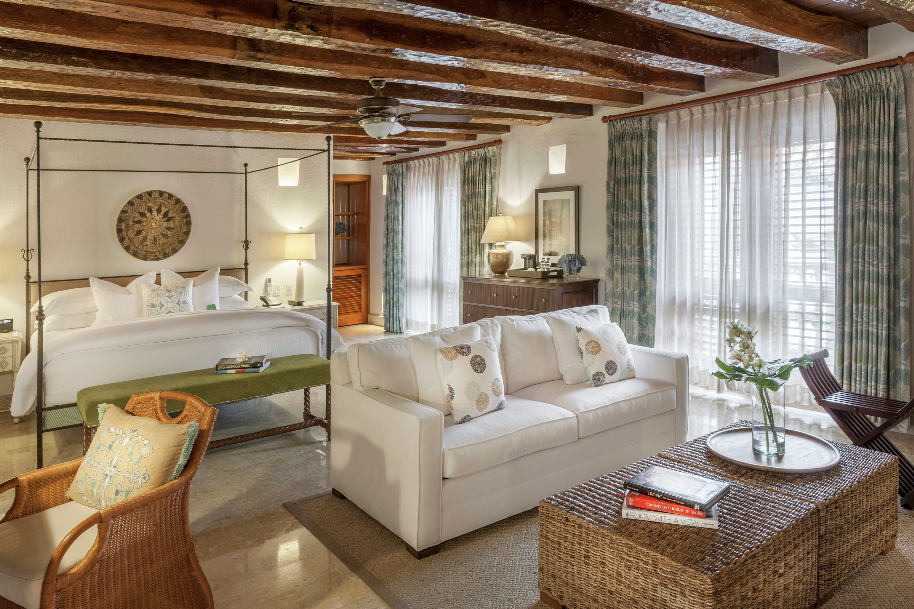 هوتل كاسا سان أوجستين - كارتاخينا دي إندياس - غرفة نوم