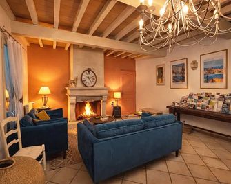 La Bastide des Pins - Castillon-du-Gard - Obývací pokoj