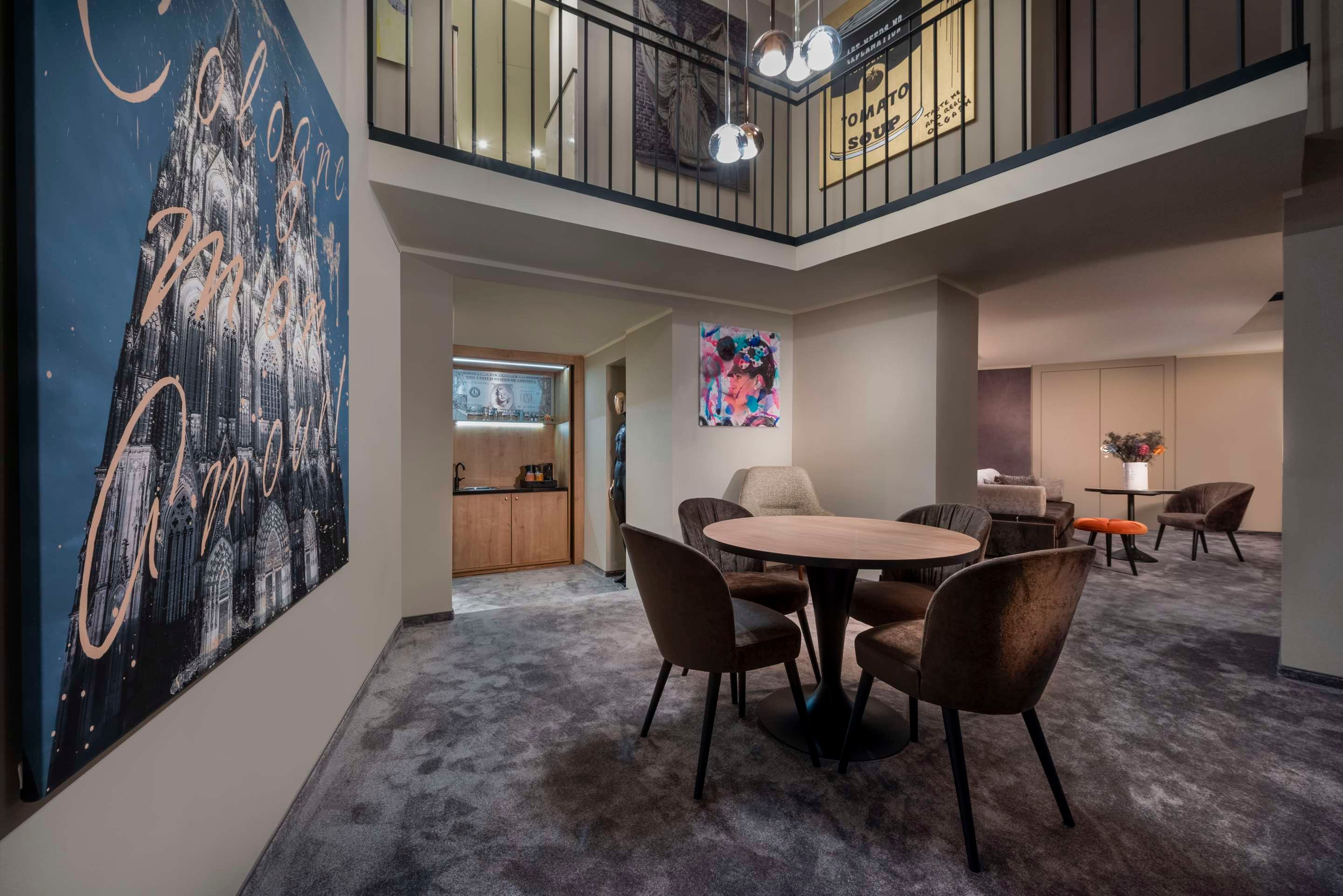 Bedroom view of Wasserturm Hotel Cologne, Curio Collection by Hilton