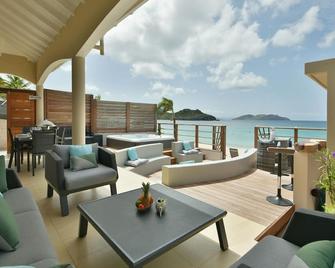 Villa Yvantino beachfront ( 2 bedroom ) - Gustavia - Balcony