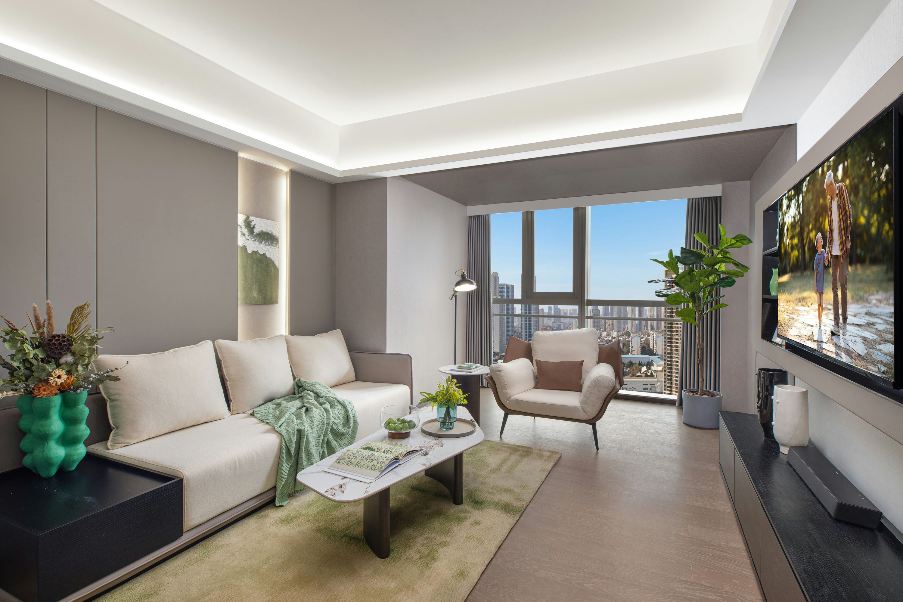 Somerset Future Center Wuhan - ווהאן - סלון