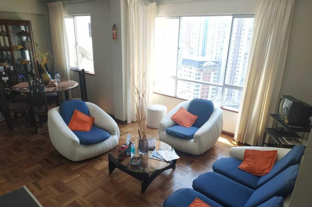 Apartamento Privado Piso 20a, Centrico, - La Paz - Sala de estar