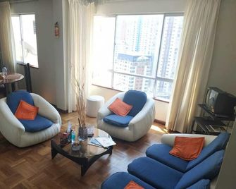 Apartamento Privado Piso 20a, Centrico, - La Paz - Sala de estar