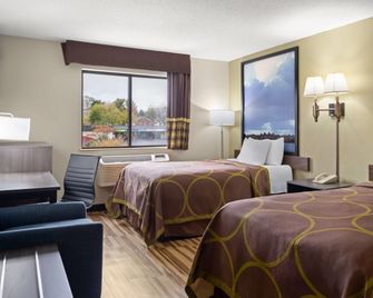 Super 8 by Wyndham Hagerstown I-70 - Hagerstown - Bedroom