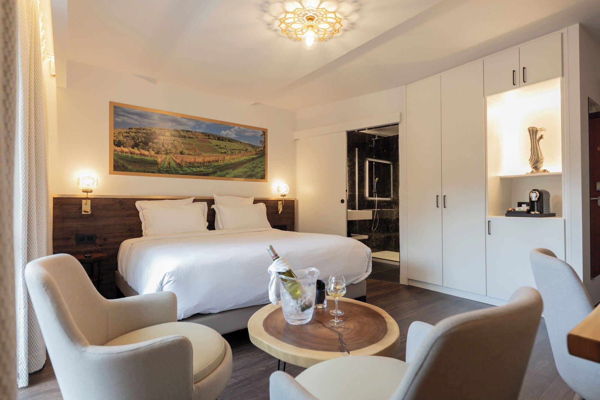 Hôtel Restaurant La Vallée Noble, proche Eguisheim Colmar - Soultzmatt - Schlafzimmer
