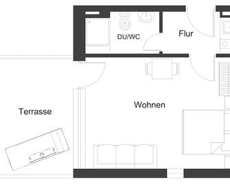 Hellohome I Gemütliches City Studio mit großer Dachterrasse & Parkplatz - Braunschweig