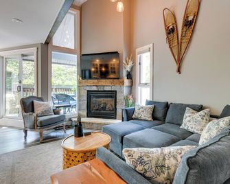All-season Warren Condo Near Sugarbush Resort! - Warren - Obývací pokoj