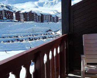 South-facing apartment at slopes, 5 people, balcony - La Plagne-Tarentaise - Balcony