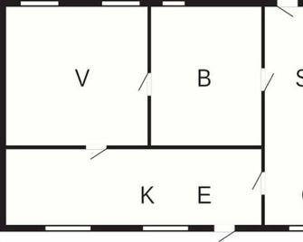 Lakeside Holiday Home with Forest - Skanderborg - Plattegrond
