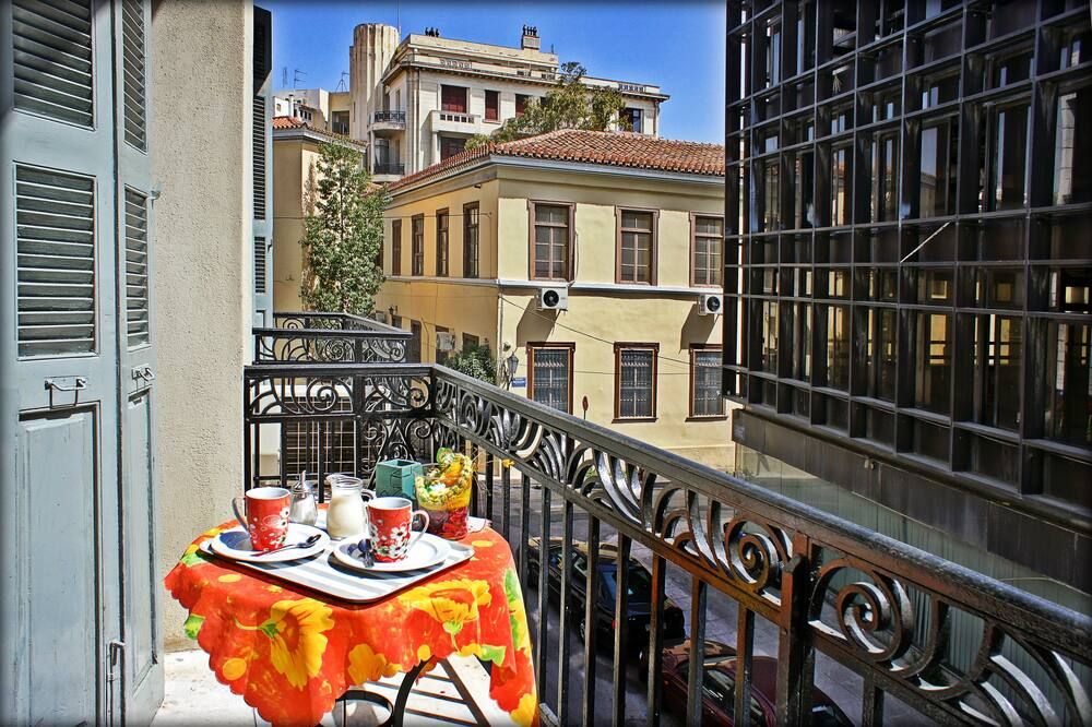Dioskouros Hostel - Athènes - Balcon