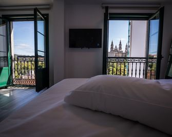 Hotel Pombal Rooms - סנטיאגו דה קומפוסטלה - חדר שינה