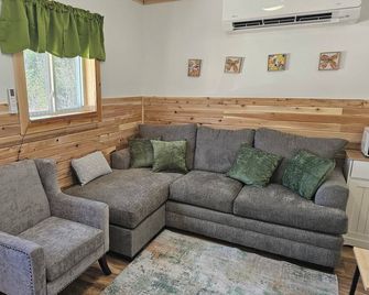 Lovely all new 2-bedroom cabin with T.V. & free internet in charming Littleton - Houlton - Living room