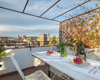 皮蒂奢華露台飯店 - 佛羅倫斯 - 陽台