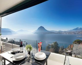 View and Art - Happy Rentals - Lugano - Balcón