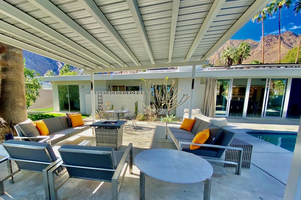 The Modern Rose - Vista Las Palmas Mid-Century Mod Stunning Design - Palm Springs - Patio