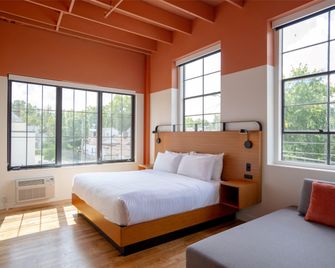 The Myriad Hotel Louisville, Tapestry Collection by Hilton - לואיסוויל - חדר שינה