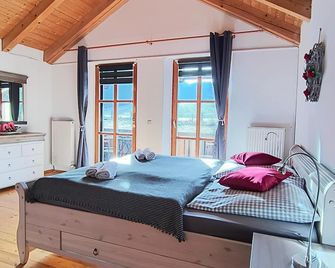 Ferienwohnung zum Forsthaus mit Sauna - 쇤제 - 침실