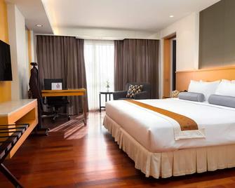 Lao Plaza Hotel - ויינטיאן - חדר שינה