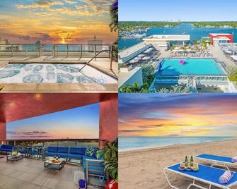 Amazing Pool - Balcony - Hollywood Beach Broad - walk - Hollywood - Zwembad