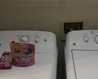 Cozy 1-bedroom with WiFi and fitness room in charming Tampa - Tampa - Lavandería