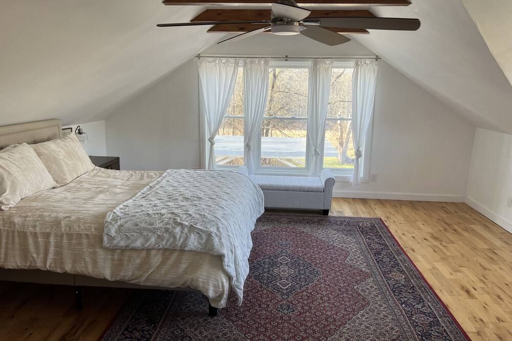 Country Cottage with beautiful views - ساوجرتيس - غرفة نوم