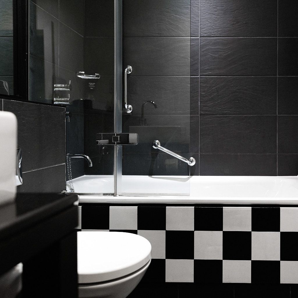 Bathroom view of Malmaison Glasgow