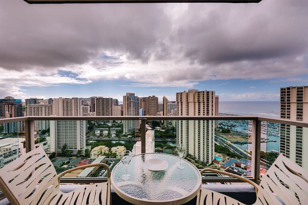 Ala Moana Hotelcondo by Luana Vacation Rental - הונולולו - מרפסת
