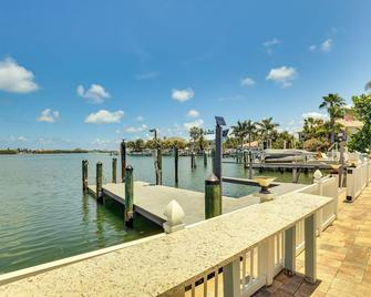 Waterfront Getaway with Pool and Dock - Walk to Beach! - Indian Rocks Beach - Outdoors view