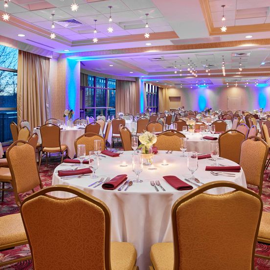 Banquet hall view of Hilton Garden Inn Rockville-Gaithersburg