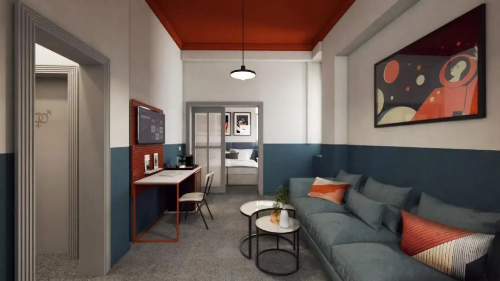 هوتل ماريا لويزا - صوفيا - غرفة معيشة