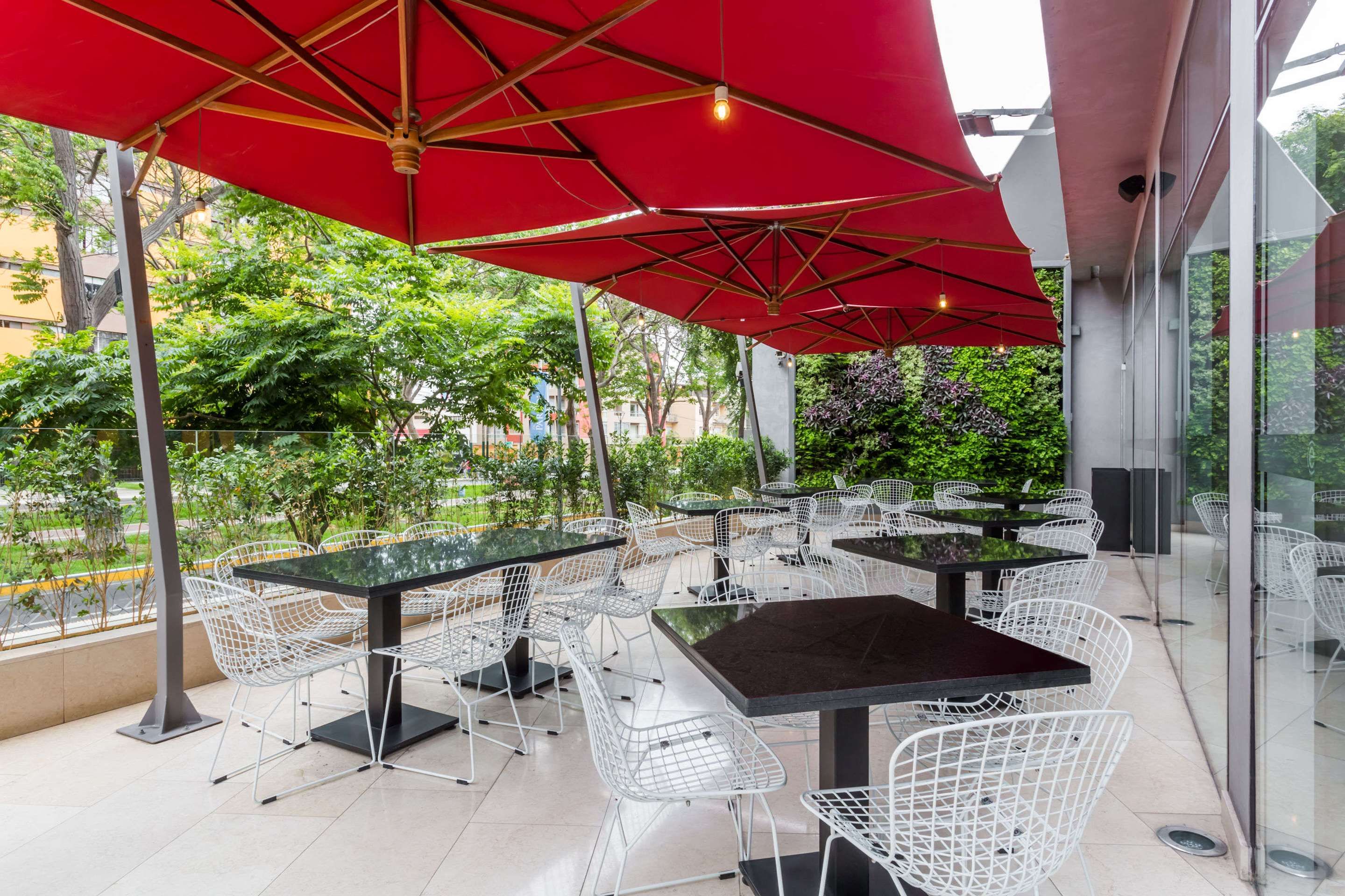 Patio view of Ramada Encore Lima San Isidro