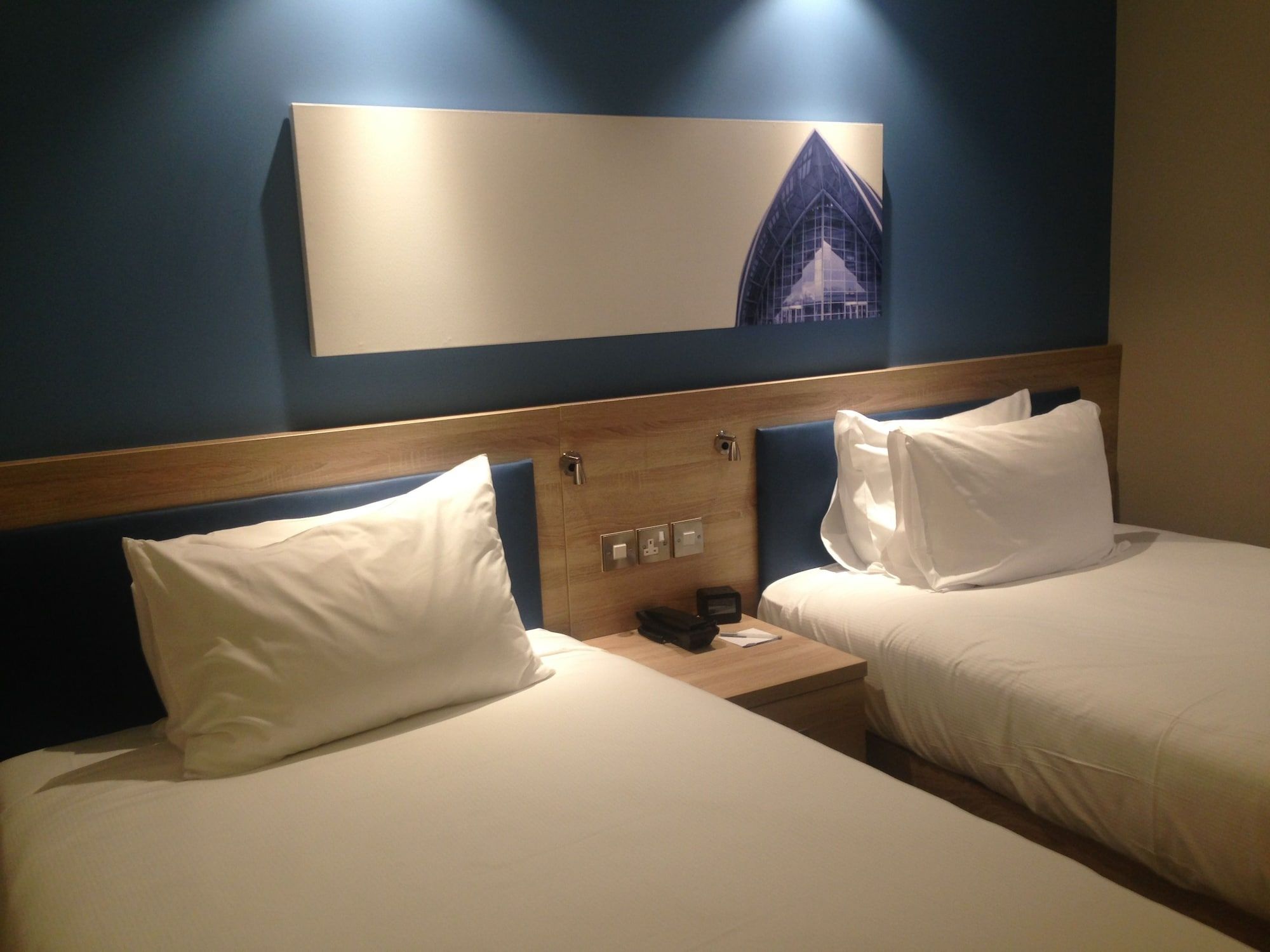 Bedroom view of Hampton by Hilton Glasgow Central