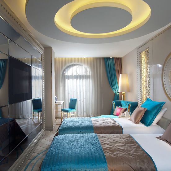 Bedroom view of Sura Design Hotel & Suites