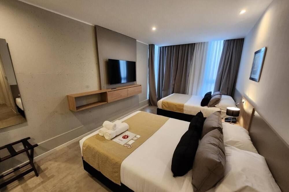 2 Modern Rooms With Pool Free Breakfast And Parking Near Local Attractions - Río Cuarto - Bedroom